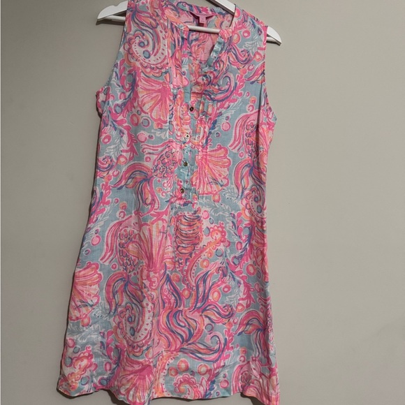 💖 NEW WITHOUT TAG 💖 Lilly Pulitzer Multicolor Paisley Dress - Picture 3 of 8